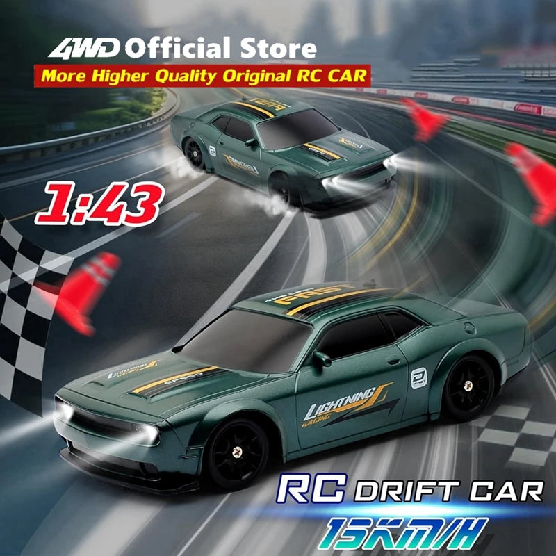 1:64 2.4G RC Drift Car 4WD Remote Control Mini Model