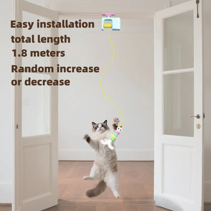 Electric Flying Bird Cat Toy Automatic Door Hanging Teaser