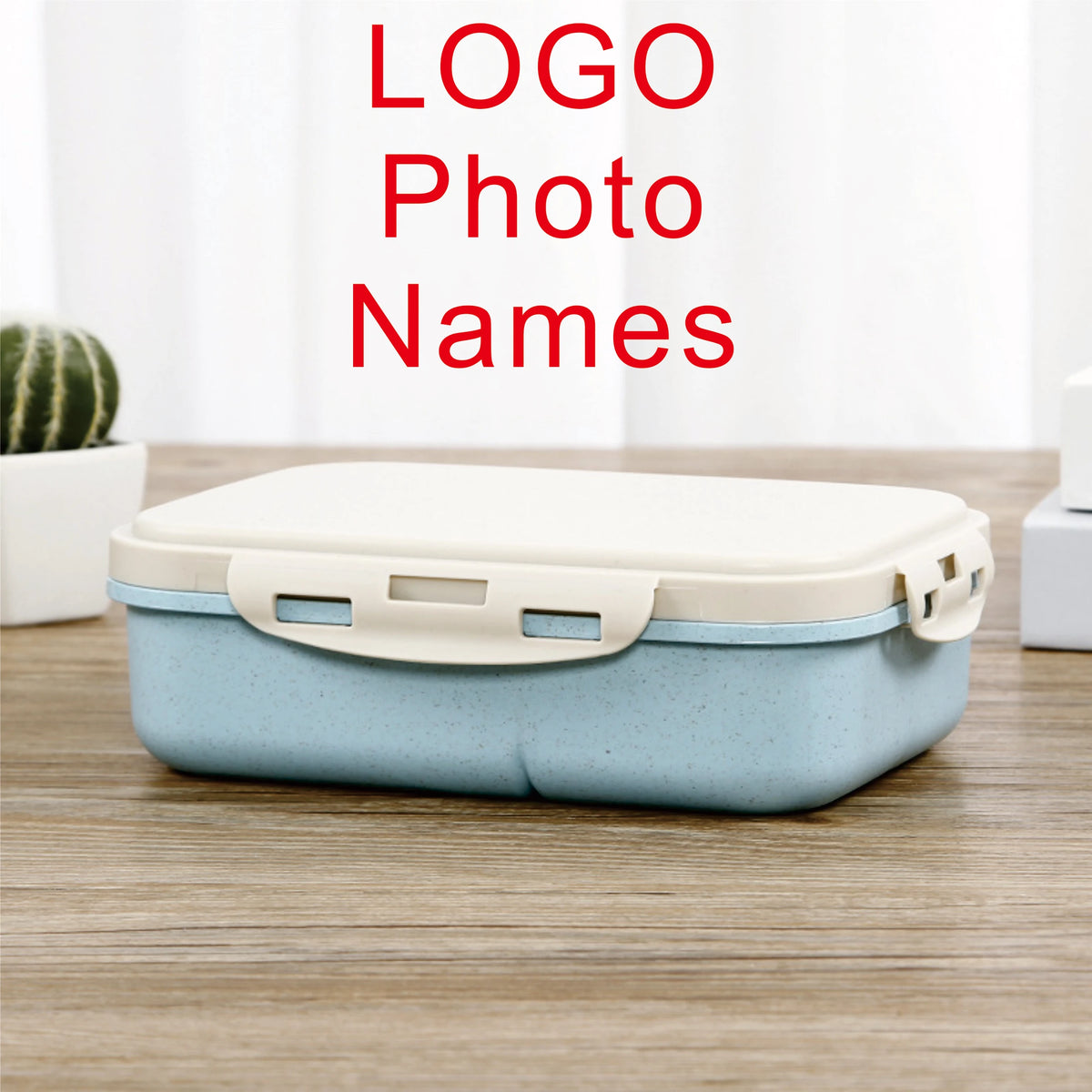 Snack Box Customized Lunch Box for Kids Children Name LOGO Cartoon Pattern Cute Picture Photo with Spoon Fork Eco Material Gift