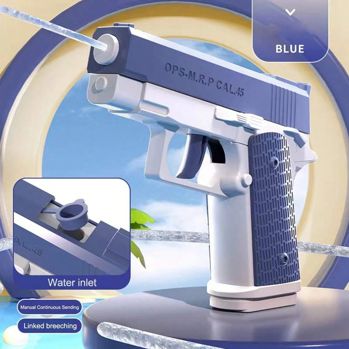 Water Gun Pistol Toy Squirt Gun Summer Beach Pool Outdoor