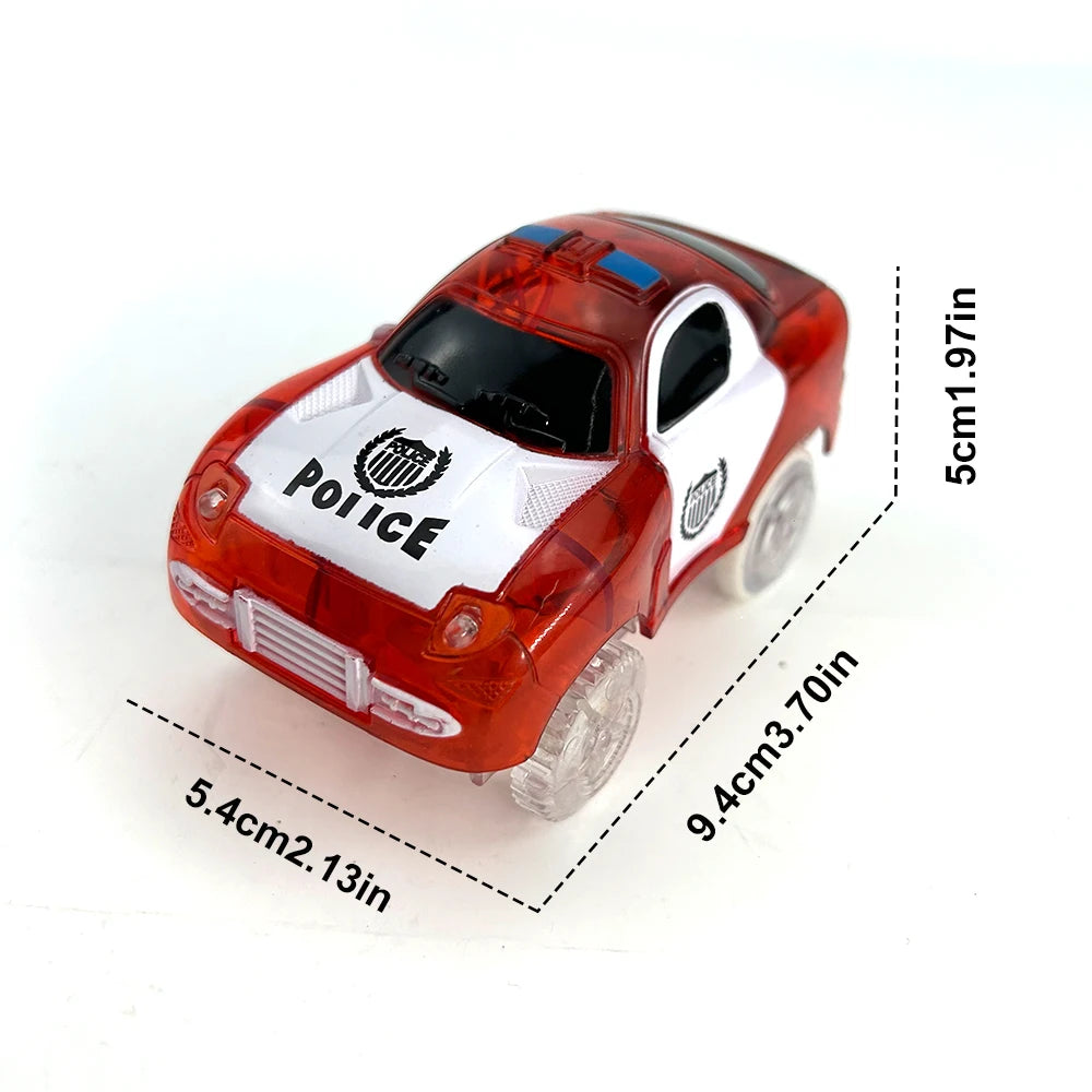 Glowing Race Track Car Toy LED Light Up Vehicle Part