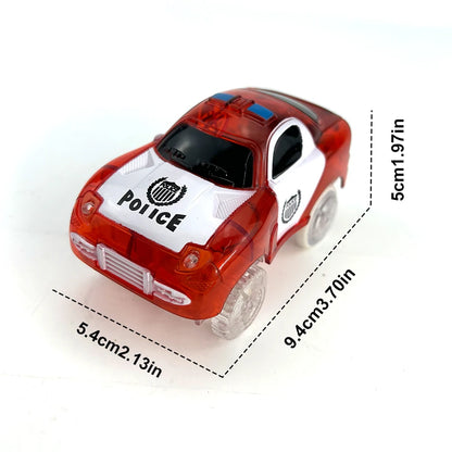 Glowing Race Track Car Toy LED Light Up Vehicle Part