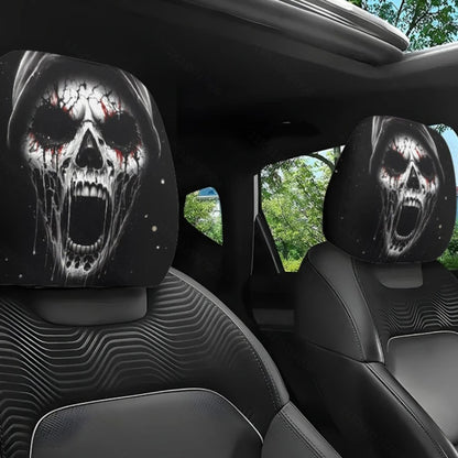 Halloween Car Headrest Covers Decorative Auto Seat Pillowcase