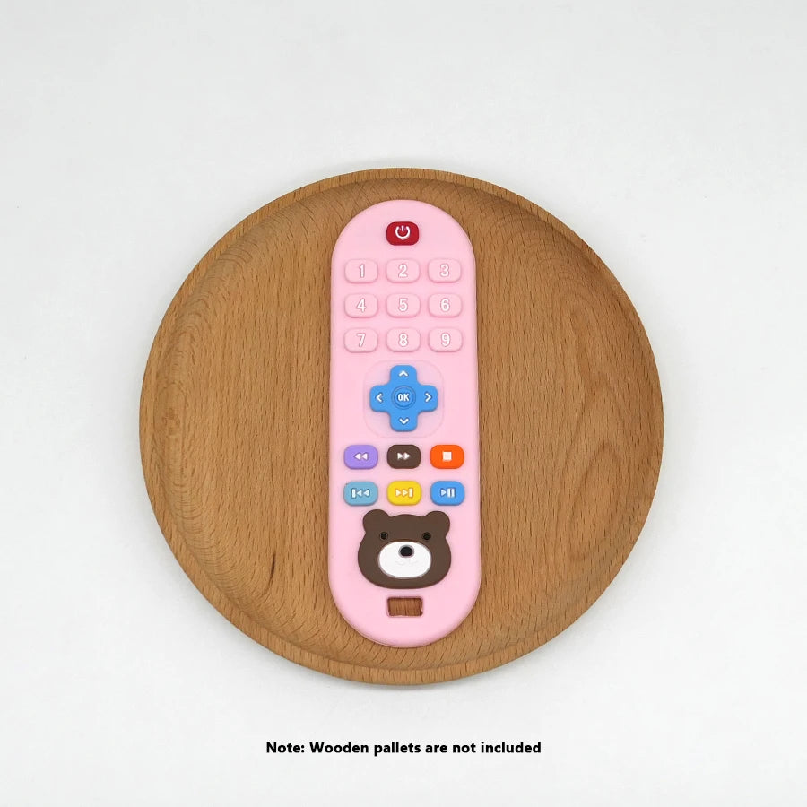 Silicone Baby Teething Remote Toy Infant Control Teether