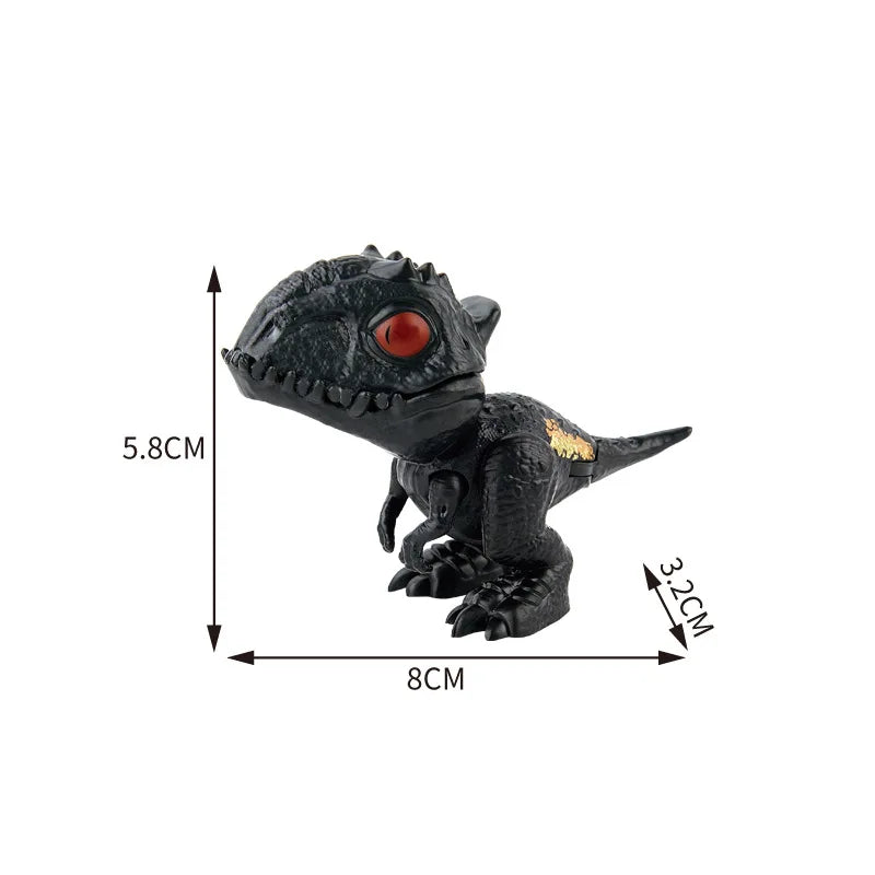 Jurassic Finger Dinosaur Triceratops Tyrannosaurus Model