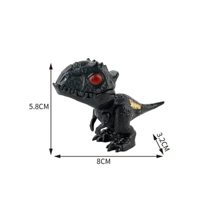 Jurassic Finger Dinosaur Triceratops Tyrannosaurus Model
