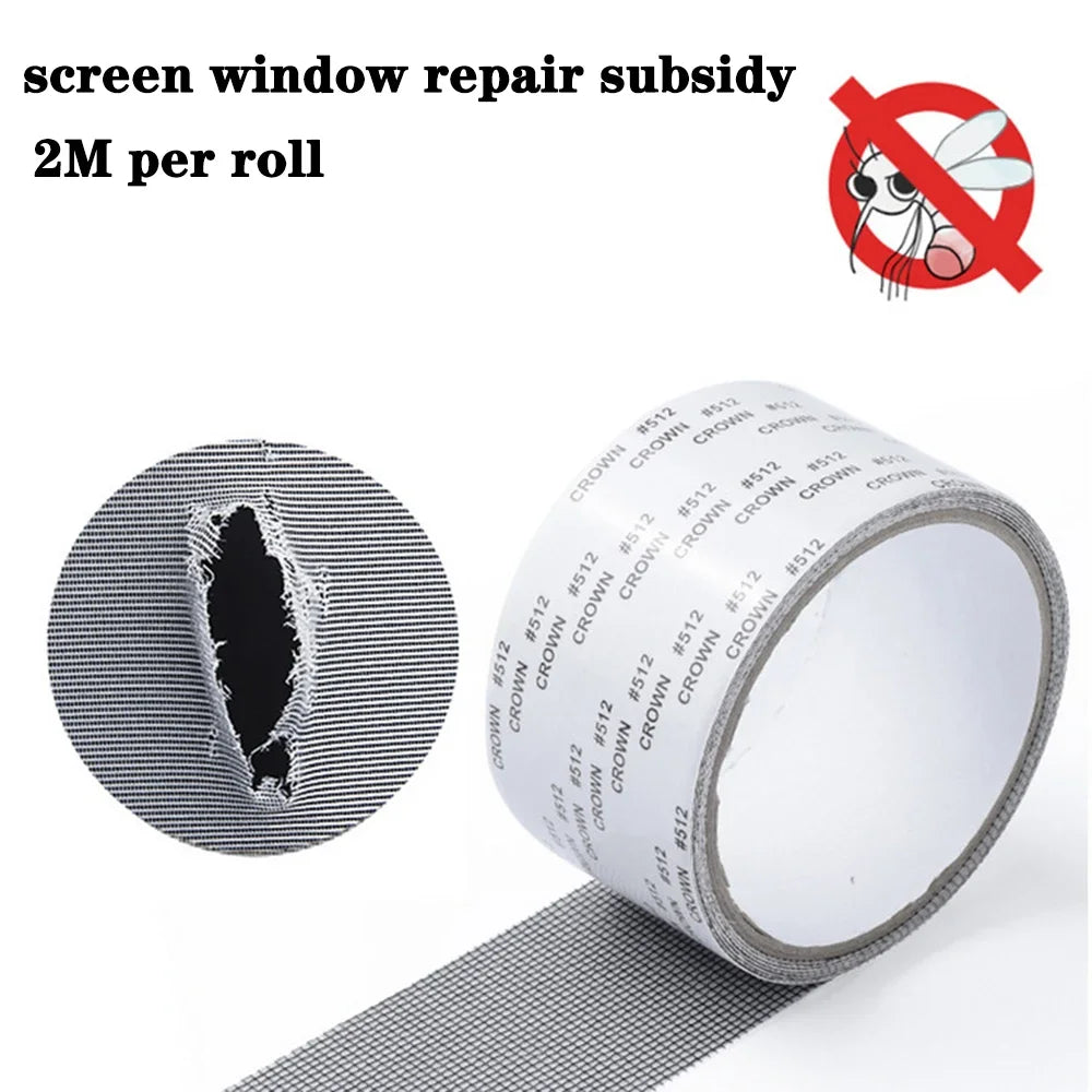Window Screen Repair Tape Self Adhesive Mesh Patch