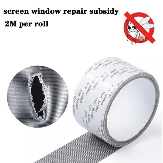 Window Screen Repair Tape Self Adhesive Mesh Patch