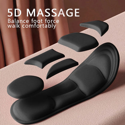 5D Massage Memory Foam Insoles Breathable Running Inserts