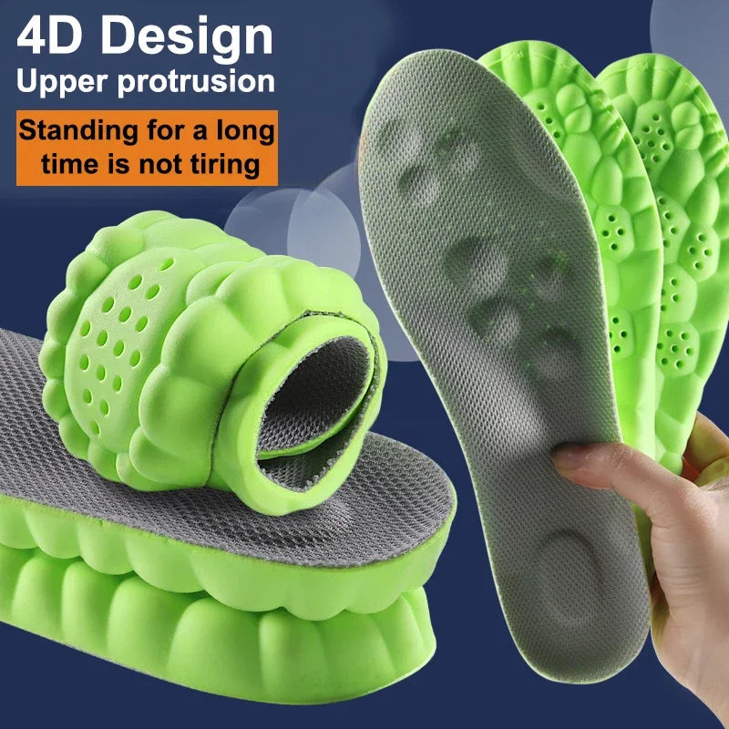 Elastic Latex Sports Insoles Arch Support Cushion