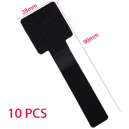 Reusable Cable Ties Fastening Wire Organizer Cord Rope Holder Self Adhesive Adjustable Cord Organizer Straps Desk Management