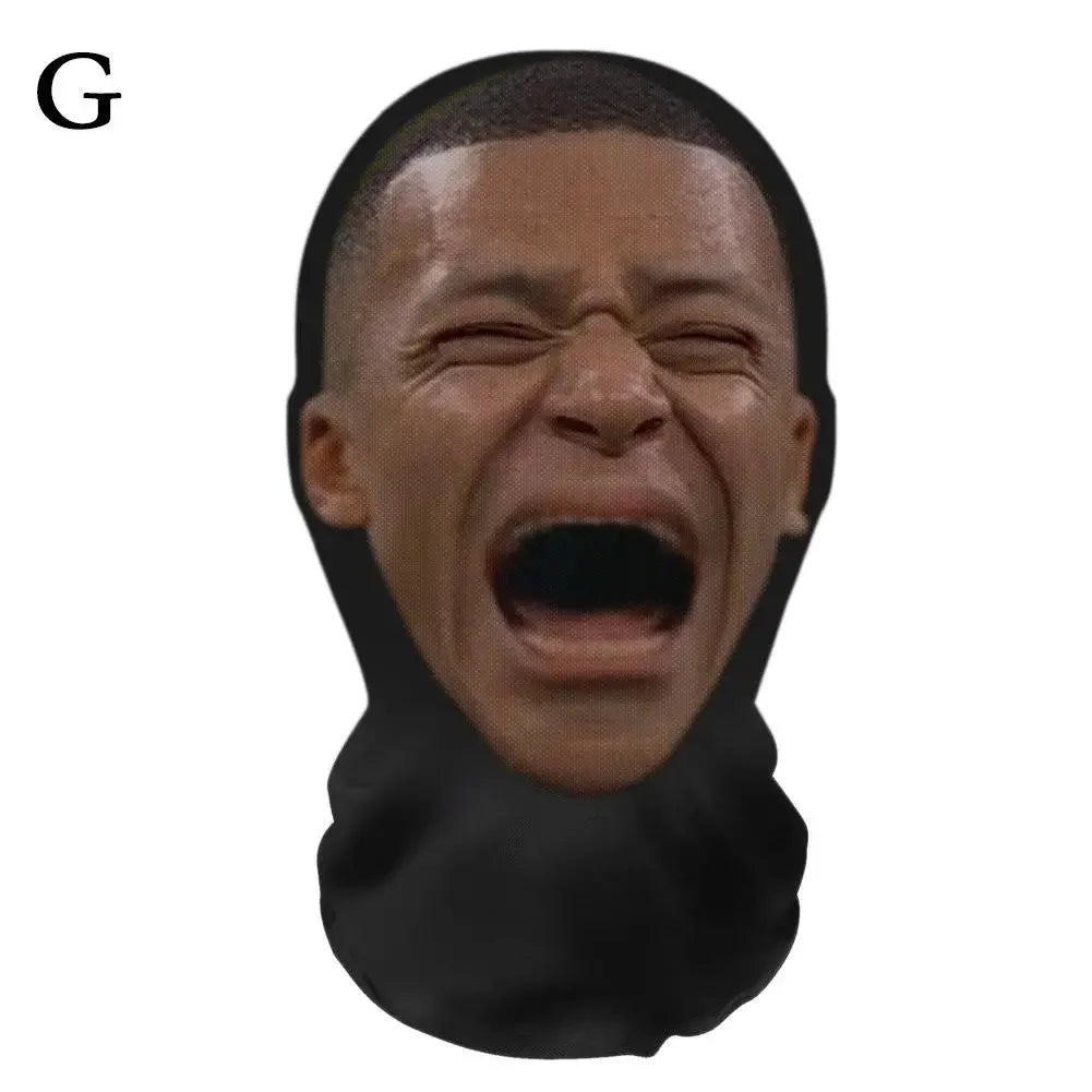 3D Printed Funny Face Mask Full Cosplay Balaclava