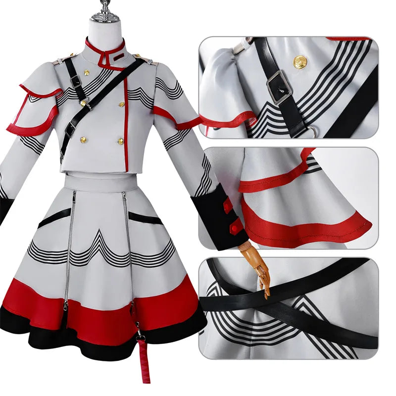 Kasane Teto Cosplay Costume Adult Carnival Uniform Halloween Party Costumes Masquerade Anime Women Game