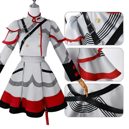 Kasane Teto Cosplay Costume Adult Carnival Uniform Halloween Party Costumes Masquerade Anime Women Game