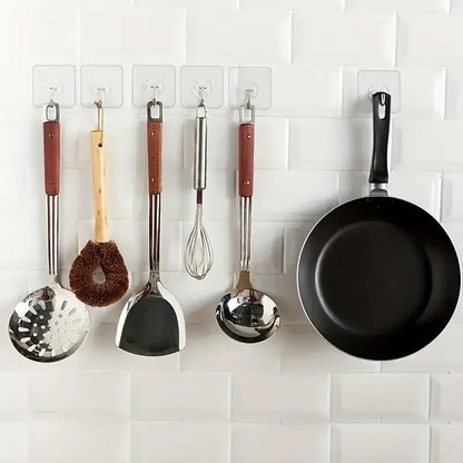 Transparent Self Adhesive Wall Hooks Clear Towel Hanger