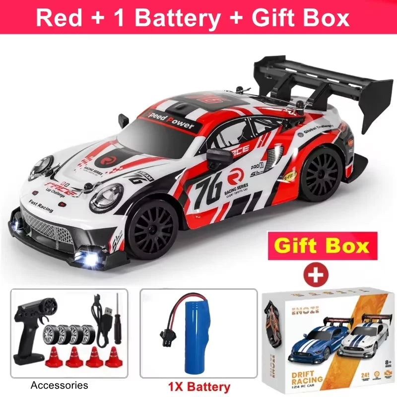 4WD RC Drift Car 1:24 Scale Remote Control Racing