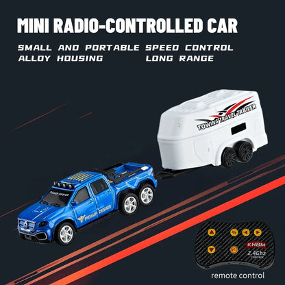 1/64 Mini RC Alloy Car Pocket Remote Control Vehicle