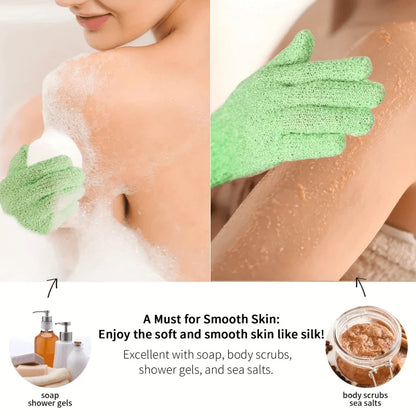 Colourful Exfoliating Gloves Bath Shower Scrub