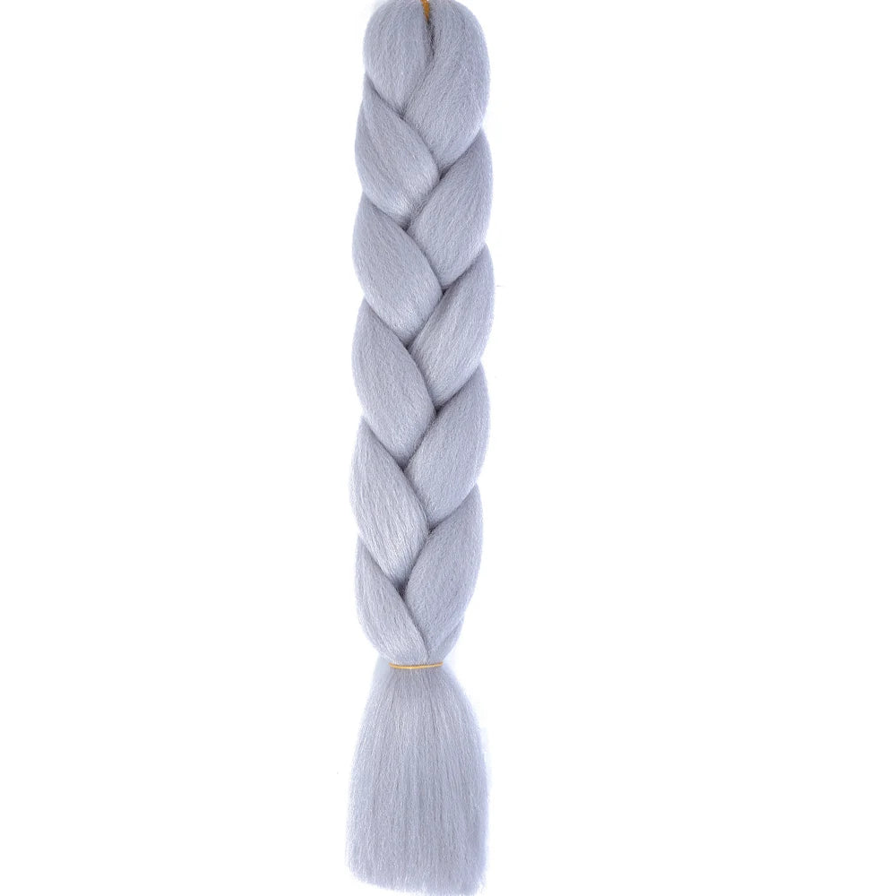 24 Inch Jumbo Braiding Hair Synthetic Afro Ombre Extensions