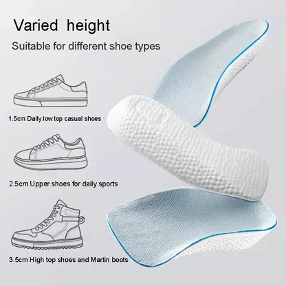 Invisible Height Increase Insoles Concealed Heel Lift Inserts