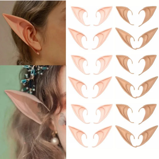 Silicone Fairy Elf Ears Cosplay Party Ear Tips