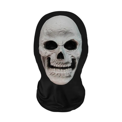 Halloween Ghost Face 3D Mask Balaclava Full Face Elastic Mesh Breathable Skull Headcovers Horror Party Halloween Cosplay Props