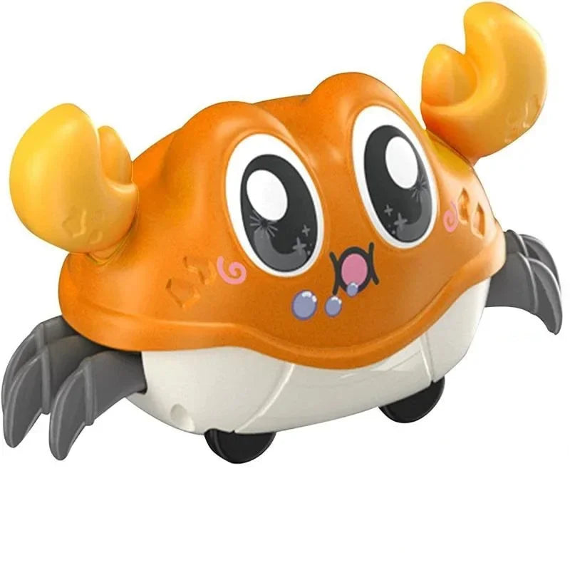 Crawling Crab Baby Sensory Toy Pull Back Walking Crab