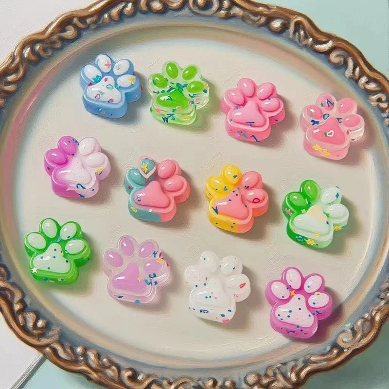 10Pcs Mini Cat Claw Squishy Toys Stress Relief Fidget Set
