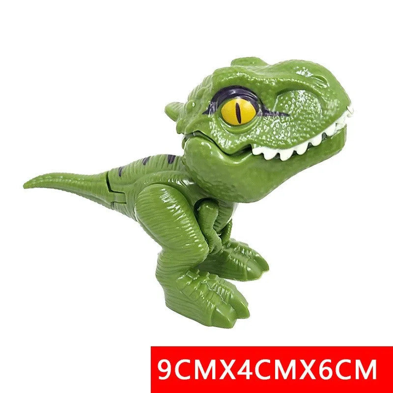 Jurassic Finger Dinosaur Triceratops Tyrannosaurus Model
