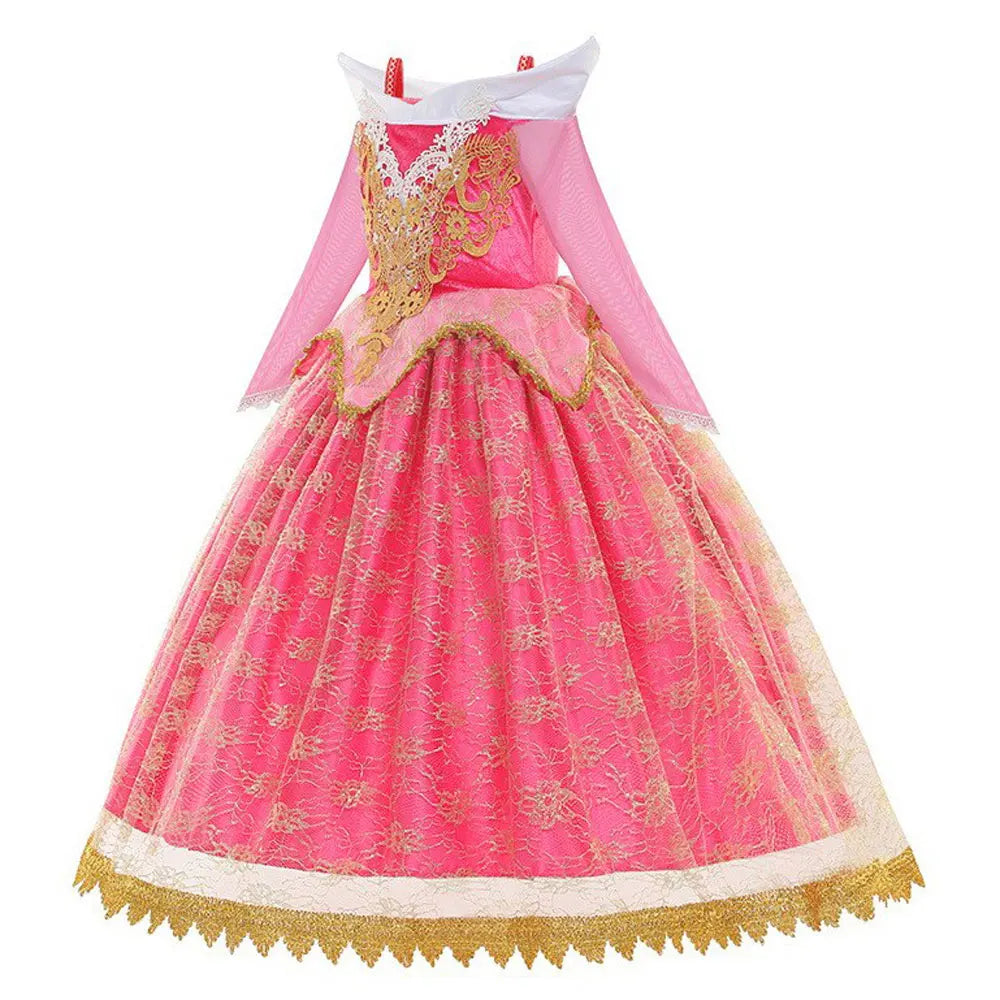 Sleeping Princess Halloween Cosplay Dress Off Shoulder Gown
