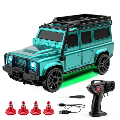 1/64 RC Drift Car: 4WD Desktop Mini Remote Control Racing Toy