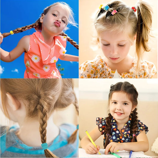 Soft Elastic Hair Ties Decorative Hair Bands Set