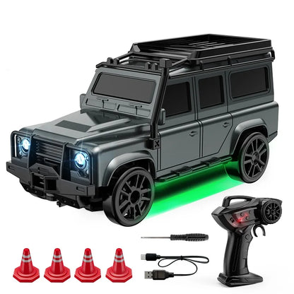 1/64 RC Drift Car: 4WD Desktop Mini Remote Control Racing Toy