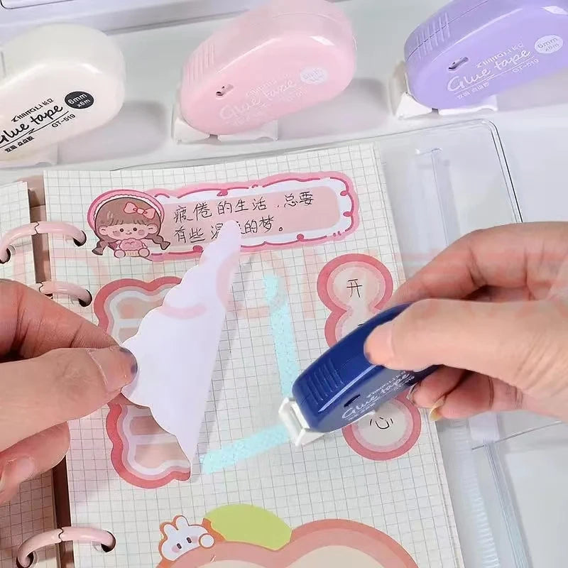 Double Sided Adhesive Dots Roller Scrapbooking Glue Tape Dispenser