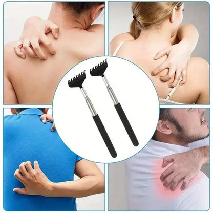 Telescoping Metal Back Scratcher Extendable Hand Massager
