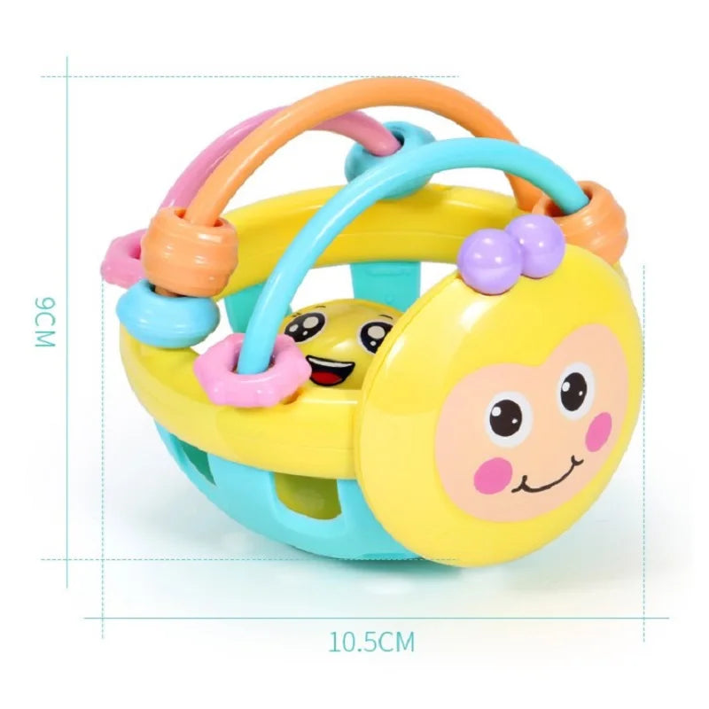 Baby Soft Teething Ball Toy Sensory Teether Rattle