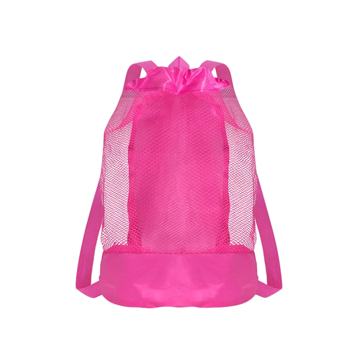 Extra-Large Sand-Resistant Drawstring Beach Backpack - Kids Pool Toys Storage Bag for Shell Collecting, Travel & Fitness