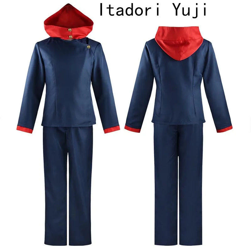 Itadori Yuji Cosplay Costume Inumaki Toge/Fushiguro Megumi Cosplay Include Uniform Pants for Anime Comic Con