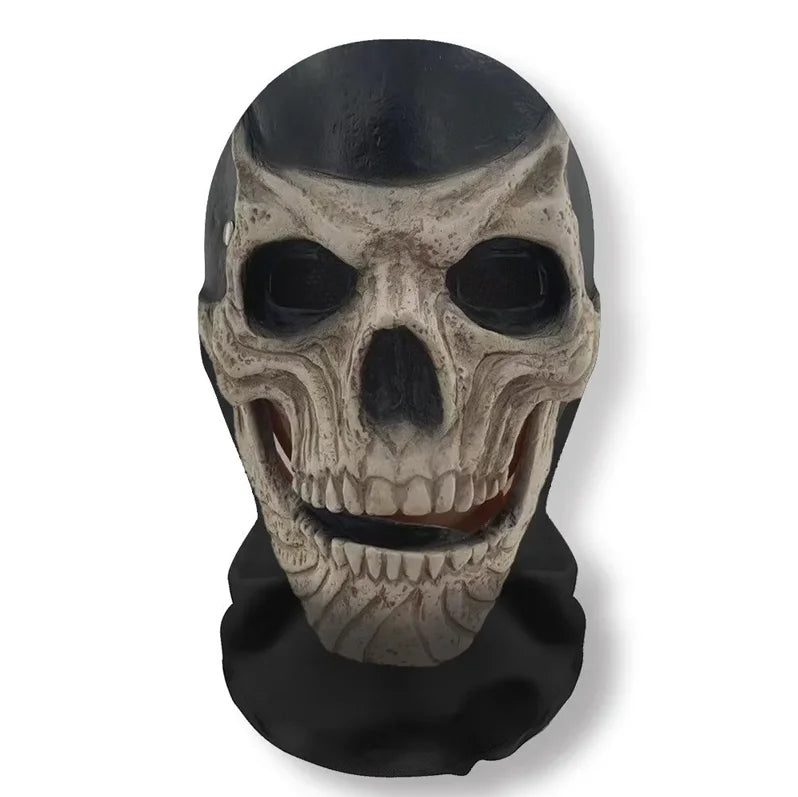 Halloween Ghost Face 3D Mask Balaclava Full Face Elastic Mesh Breathable Skull Headcovers Horror Party Halloween Cosplay Props