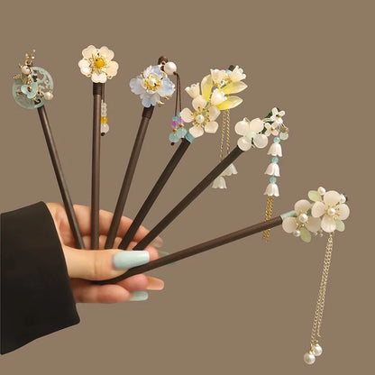 U-Shaped Hair Fork Acetate Hairpin Tortoiseshell Sticks