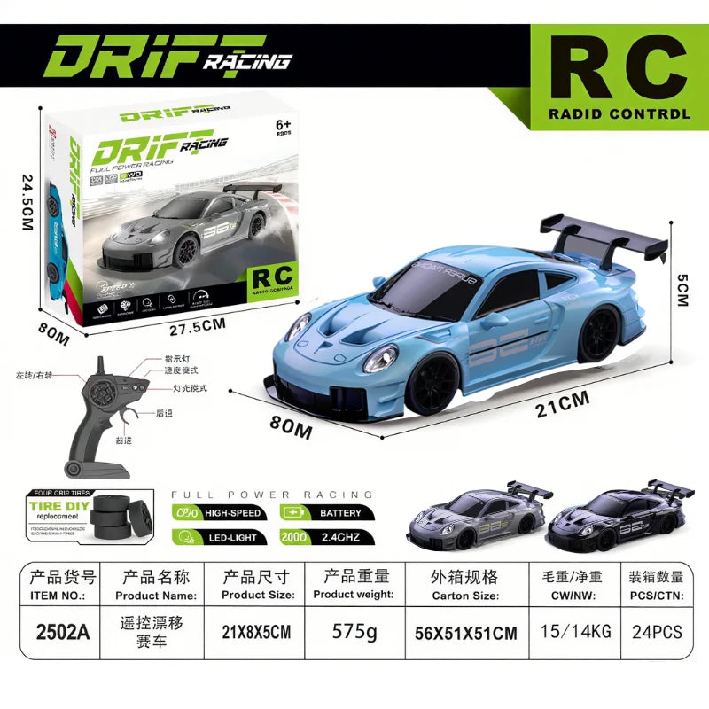 1 24 RC Drift Car - High Speed Remote Control Racing Vehicle