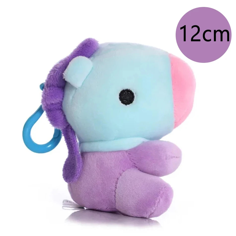 Cartoon Animal Plush Keychain Pendant Soft Bag Charm