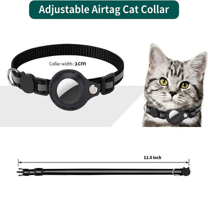 Cat AirTag Holder Collar Breakaway Reflective