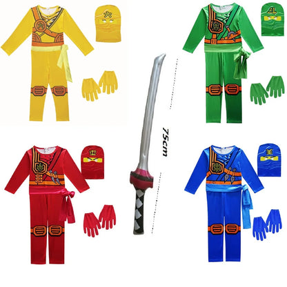NINJA cosplay costume Jumpsuit Set Halloween Christmas Advanced Latest Ninja Cosplay Costume Party