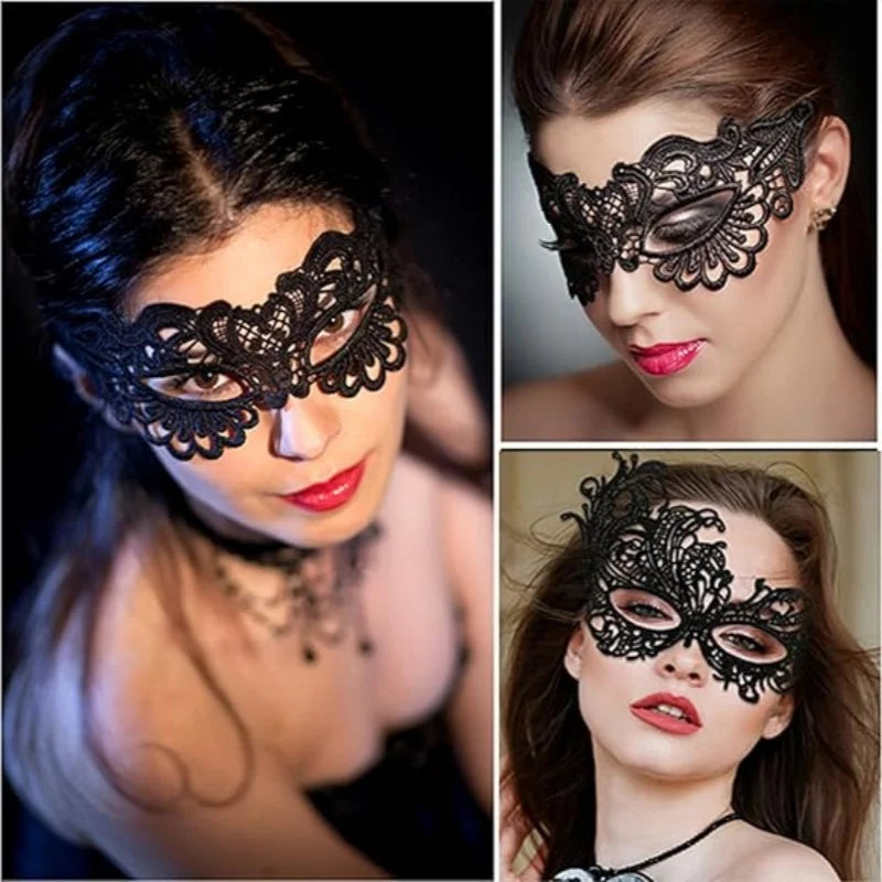 Lace Masquerade Eye Mask Women Hollow Party Costume