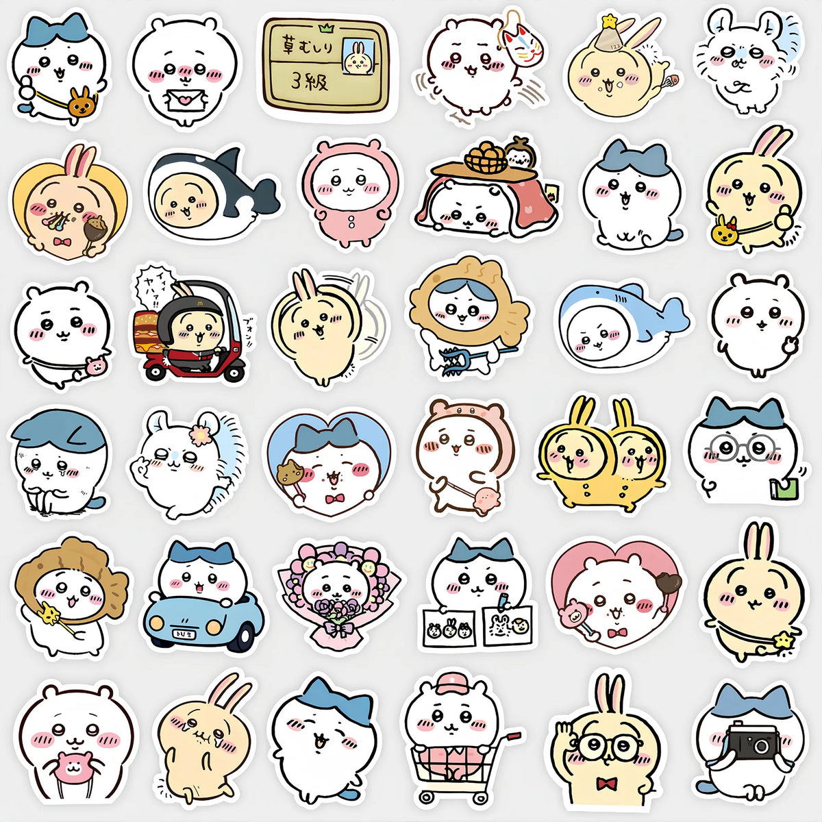 100pcs Kawaii Cartoon Stickers Pack Cute Laptop Decals