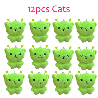 Alien Cat Plush Keychain Mini Soft Bag Pendant Accent