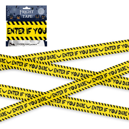Halloween Warning Tape Plastic Skull Caution Line