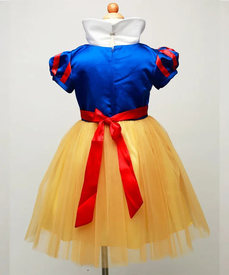 Snow White Princess Dress Up Halloween Cape Costume