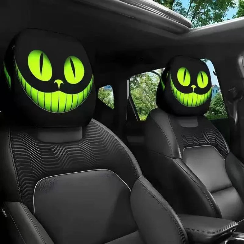 Halloween Car Headrest Covers Decorative Auto Seat Pillowcase